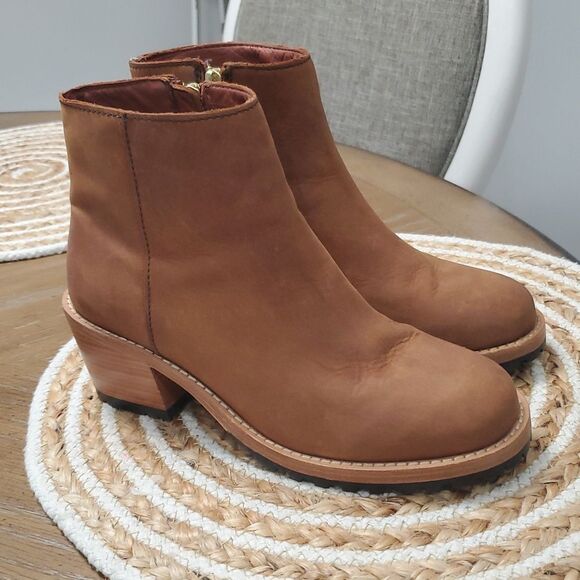 Portland Leather Company Patina Ankle Bootie Women's Size 7.5 Canyon, Nwot - Picture 1 of 10